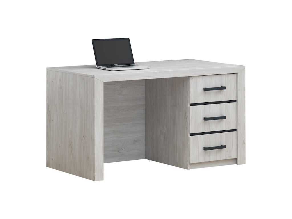 TYC - Bureau Omari - Chêne blanc - 130x74x70cm