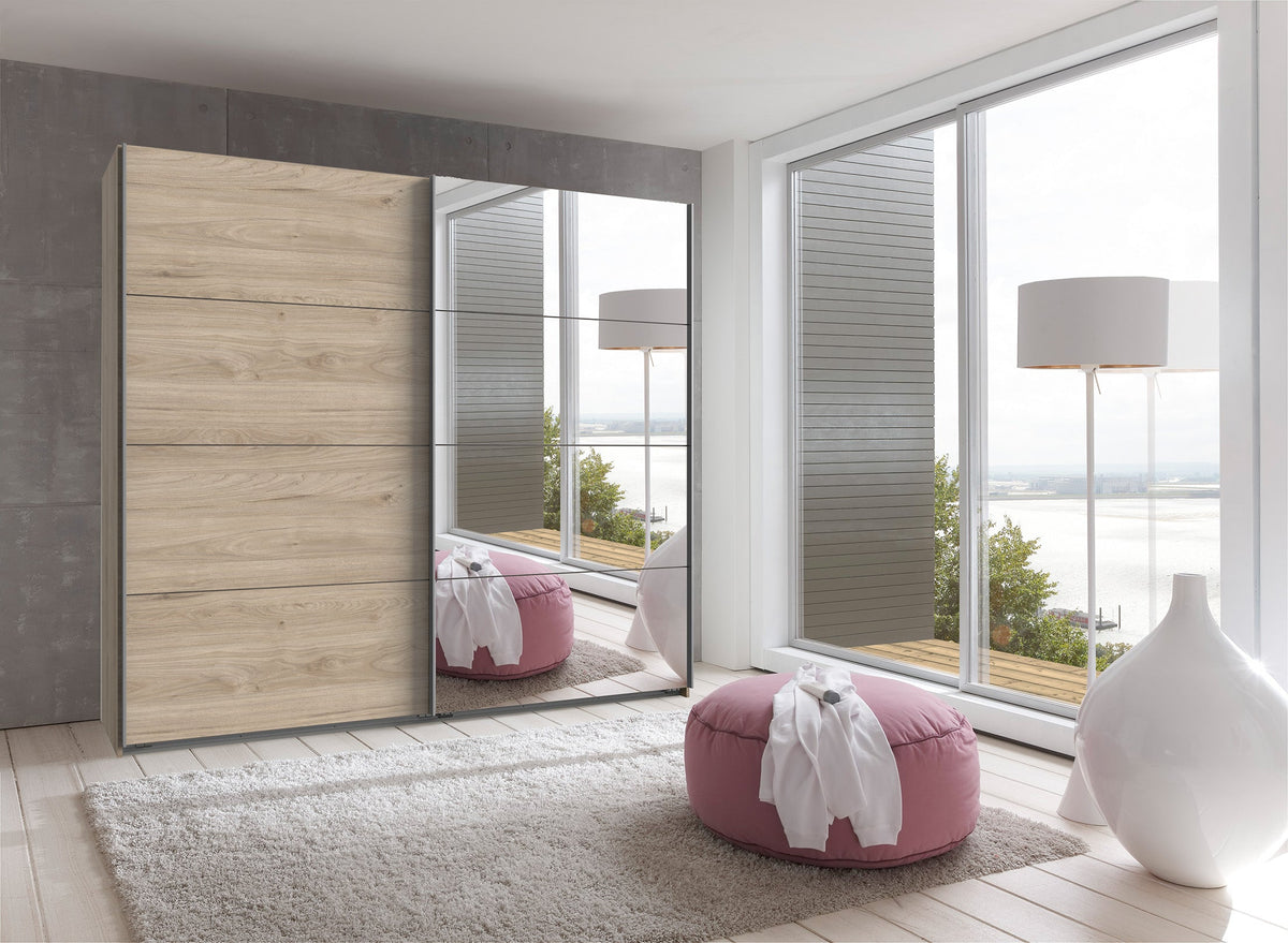 Wimex - Armoire Ernie - 421791 - Chêne hickory - 225 x 208 x 65 cm