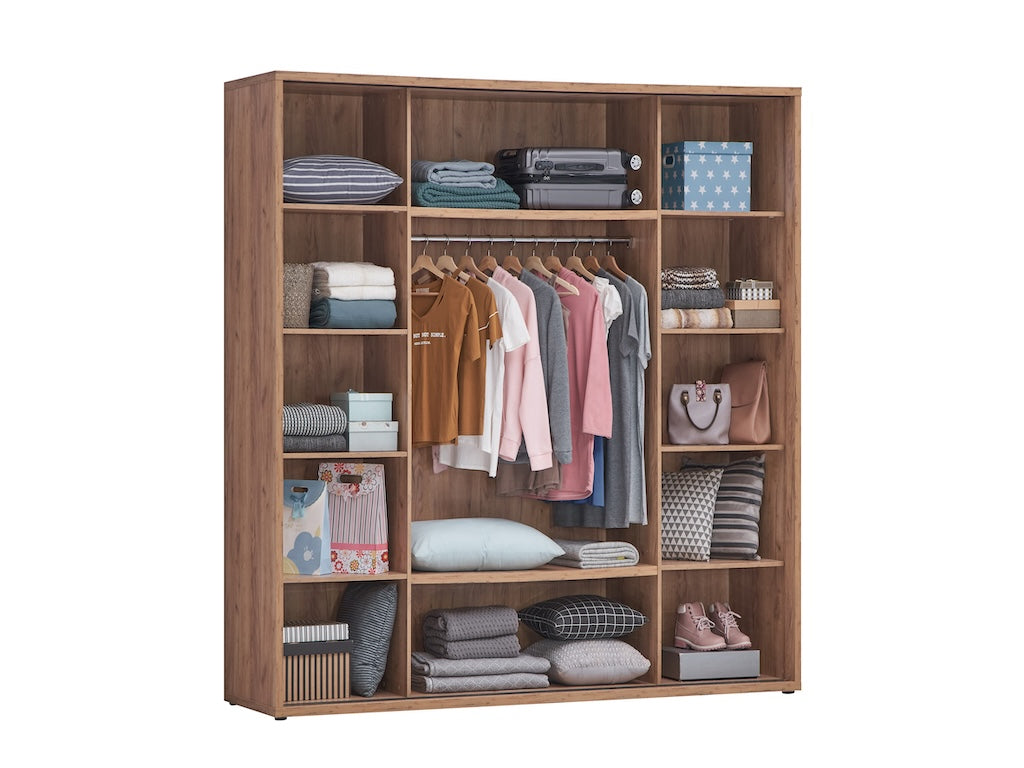 TYC - Kleerkast Orenda - Schuifdeuren - French Oak - 200x214x60cm