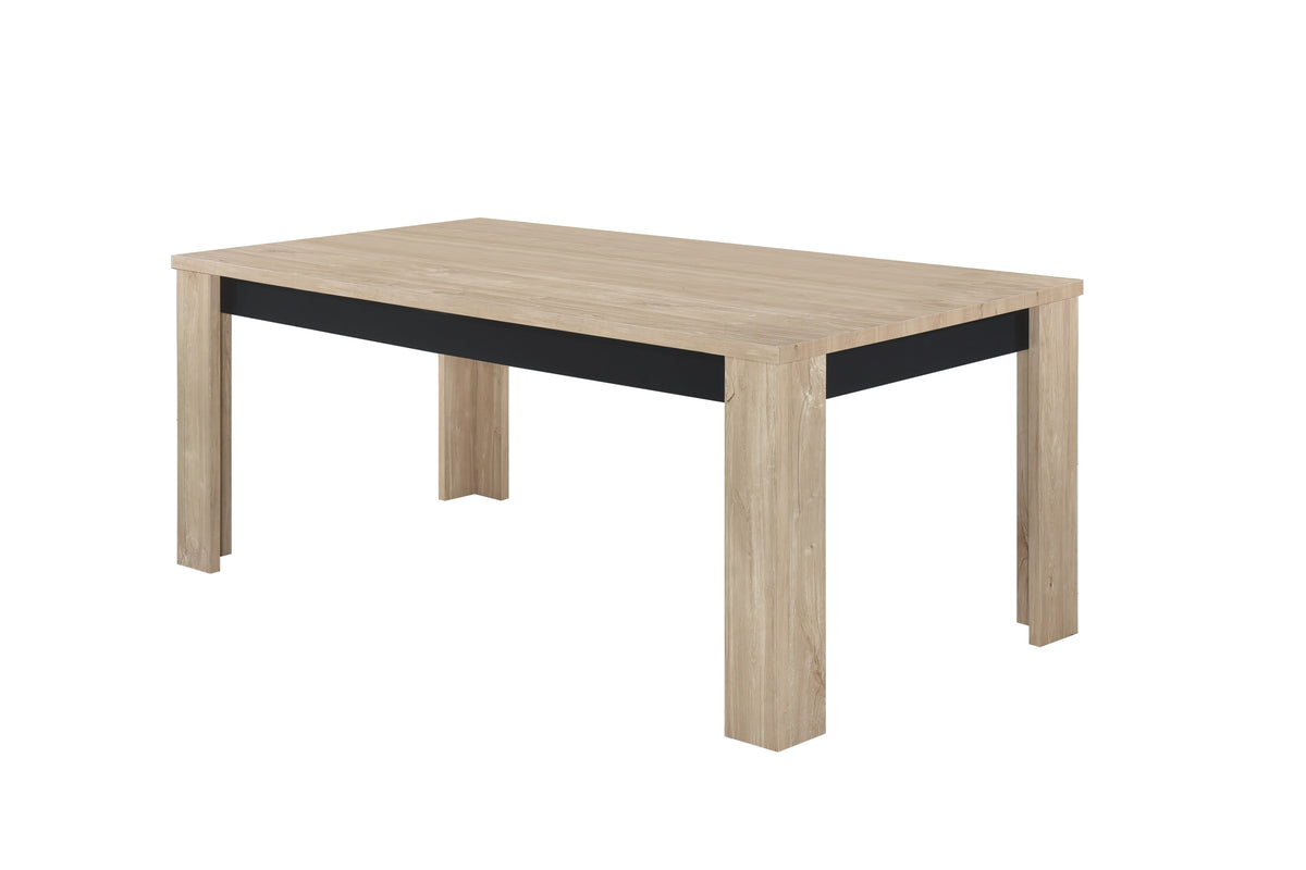 TYC - Table de salle à manger Orla - Chêne Ivoire - 190x75x90cm