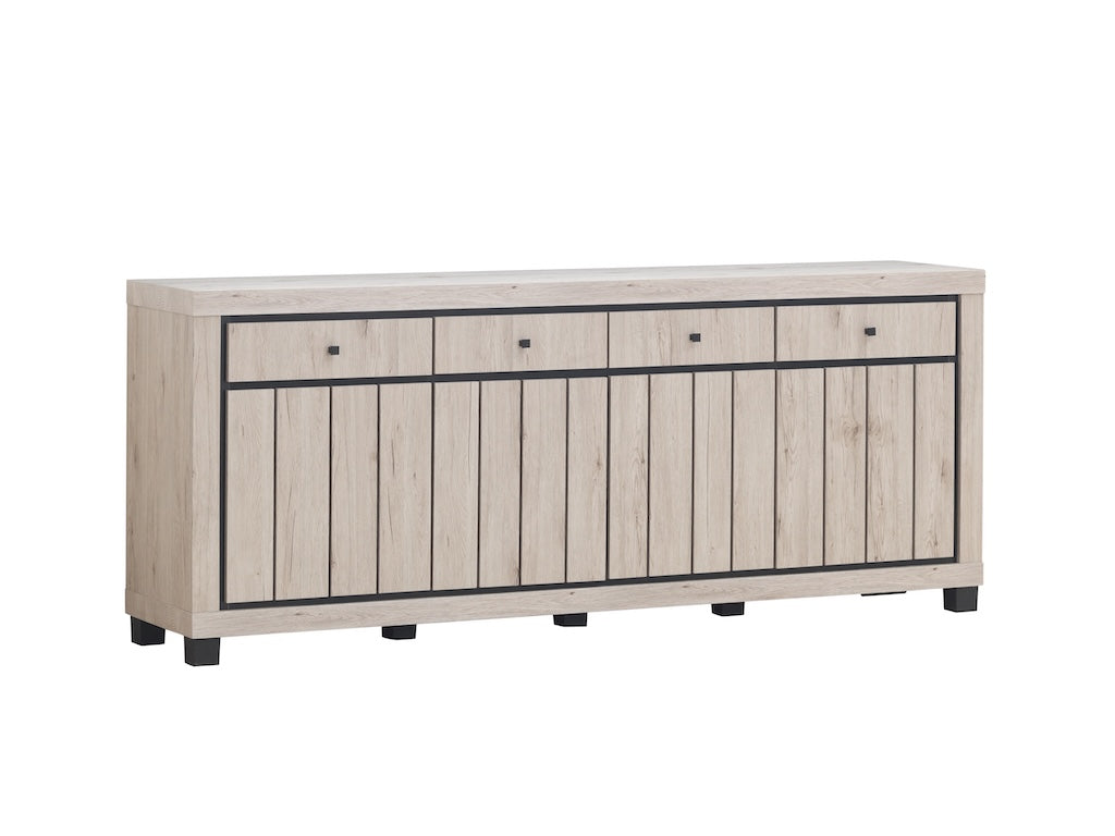 TYC - Dressoir Othello - Natural Oak - 224,5x90x45cm