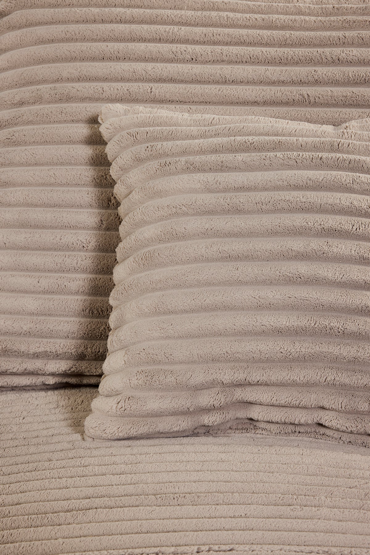GBO - Hoeksalon 2L Nevada - Stof Taupe - 276x105x185cm