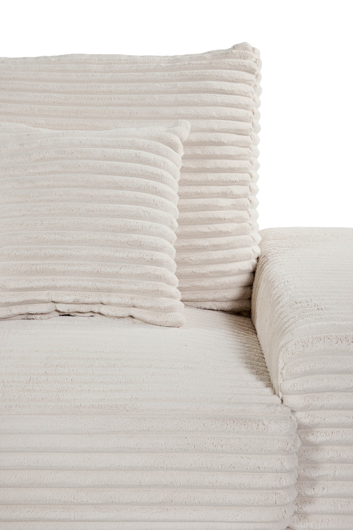 GBO - Hoeksalon L2 Nevada - Stof Beige - 276x105x185cm