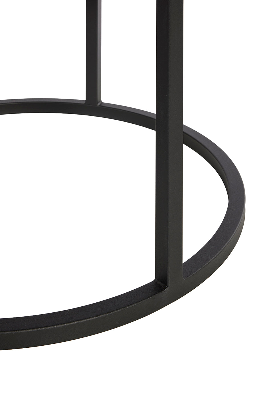 GBO - Bijzettafel SL2303 - Rond - Nox  - 76 /56 x H 50 /43 cm