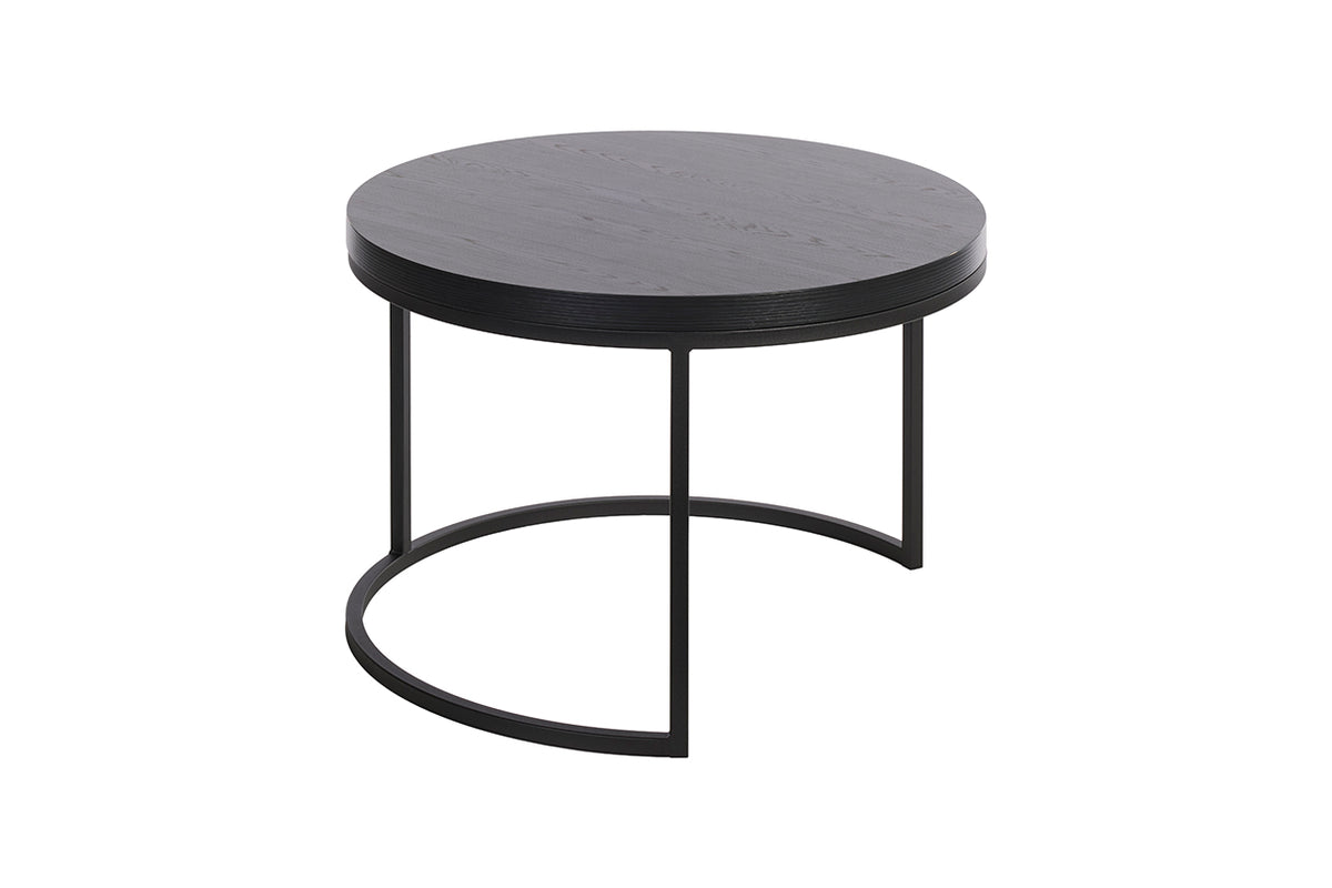 GBO - Bijzettafel SL2303 - Rond - Nox  - 76 /56 x H 50 /43 cm