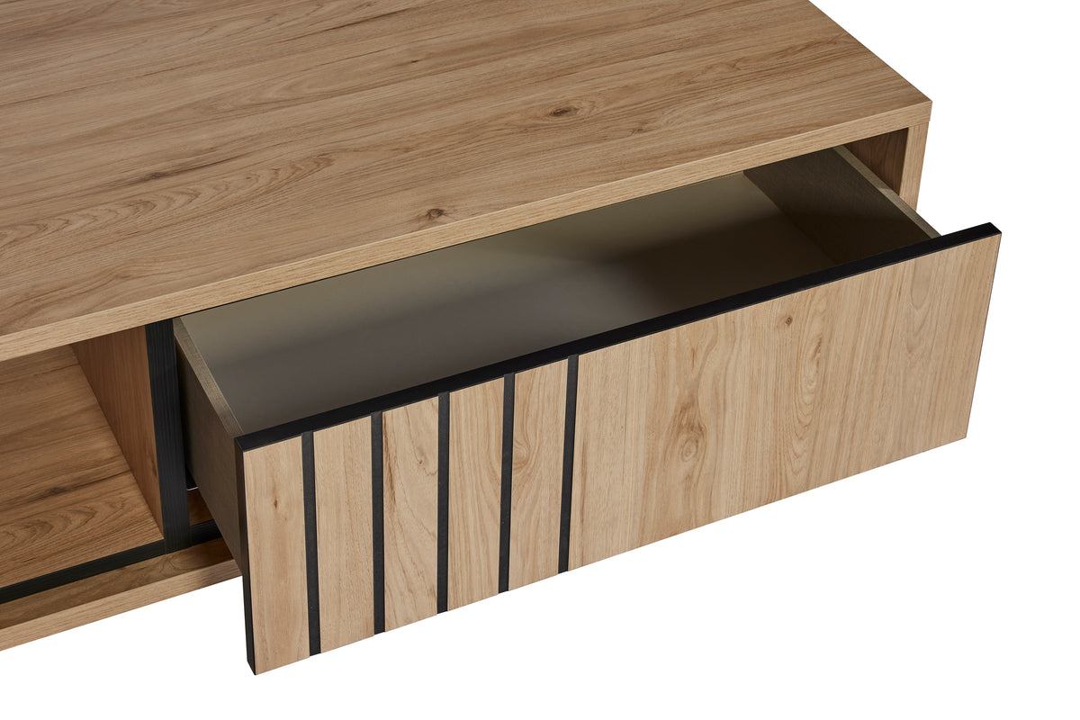 GBO - Salontafel Travis SL2401 – Castella/Nox - 125x42x65 cm