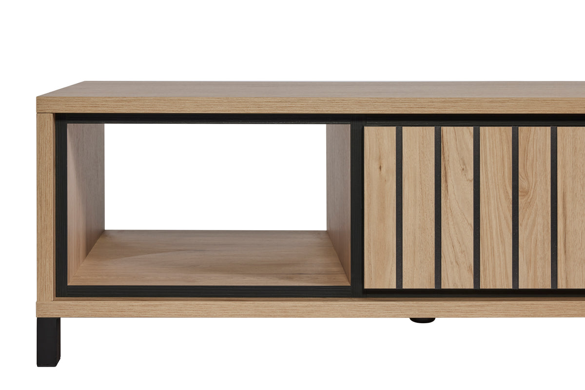 GBO - Salontafel Travis SL2401 – Castella/Nox - 125x42x65 cm