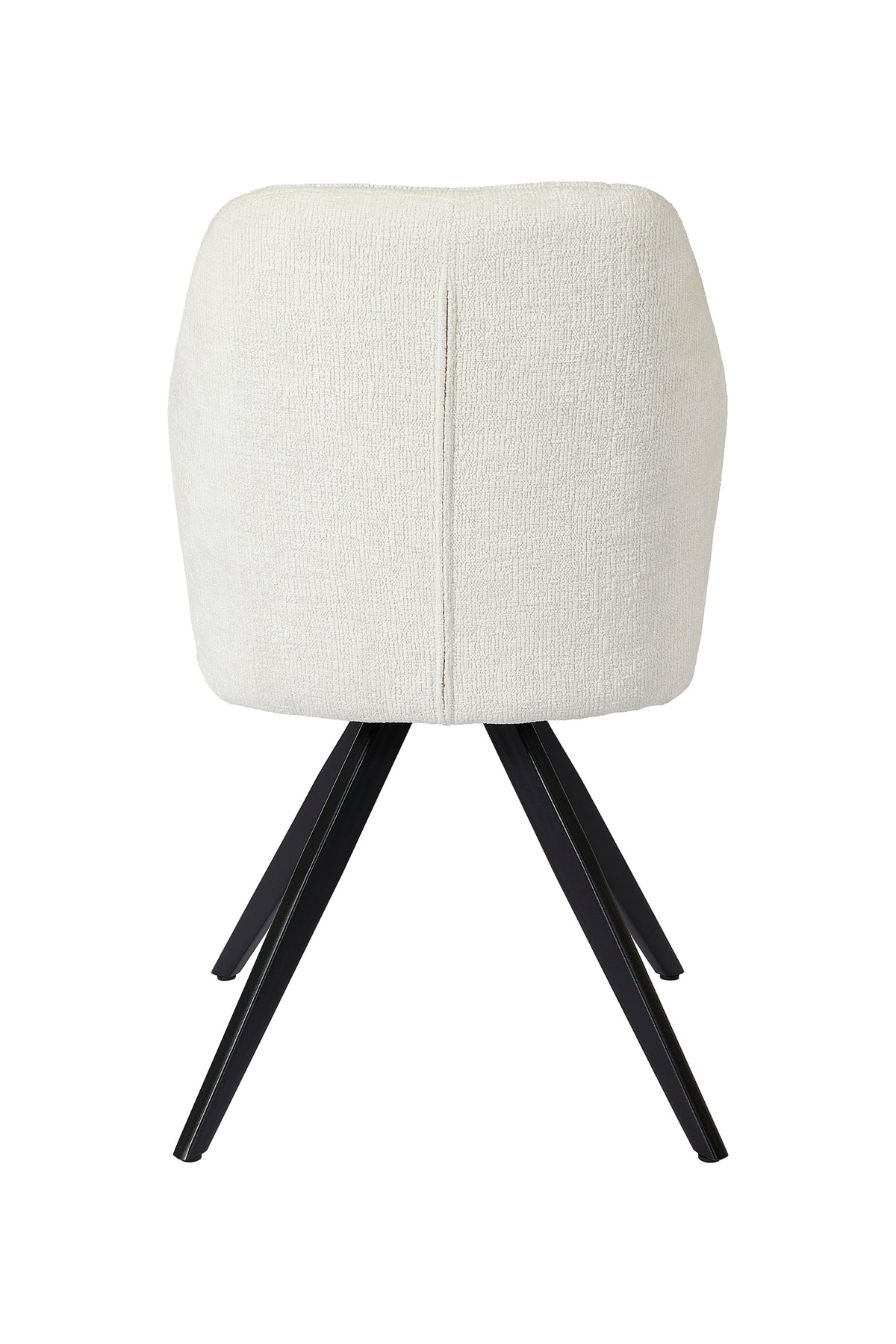 GBO - Eetkamerstoel ST2319-2 - Stof - Wit - 89x49x49 cm