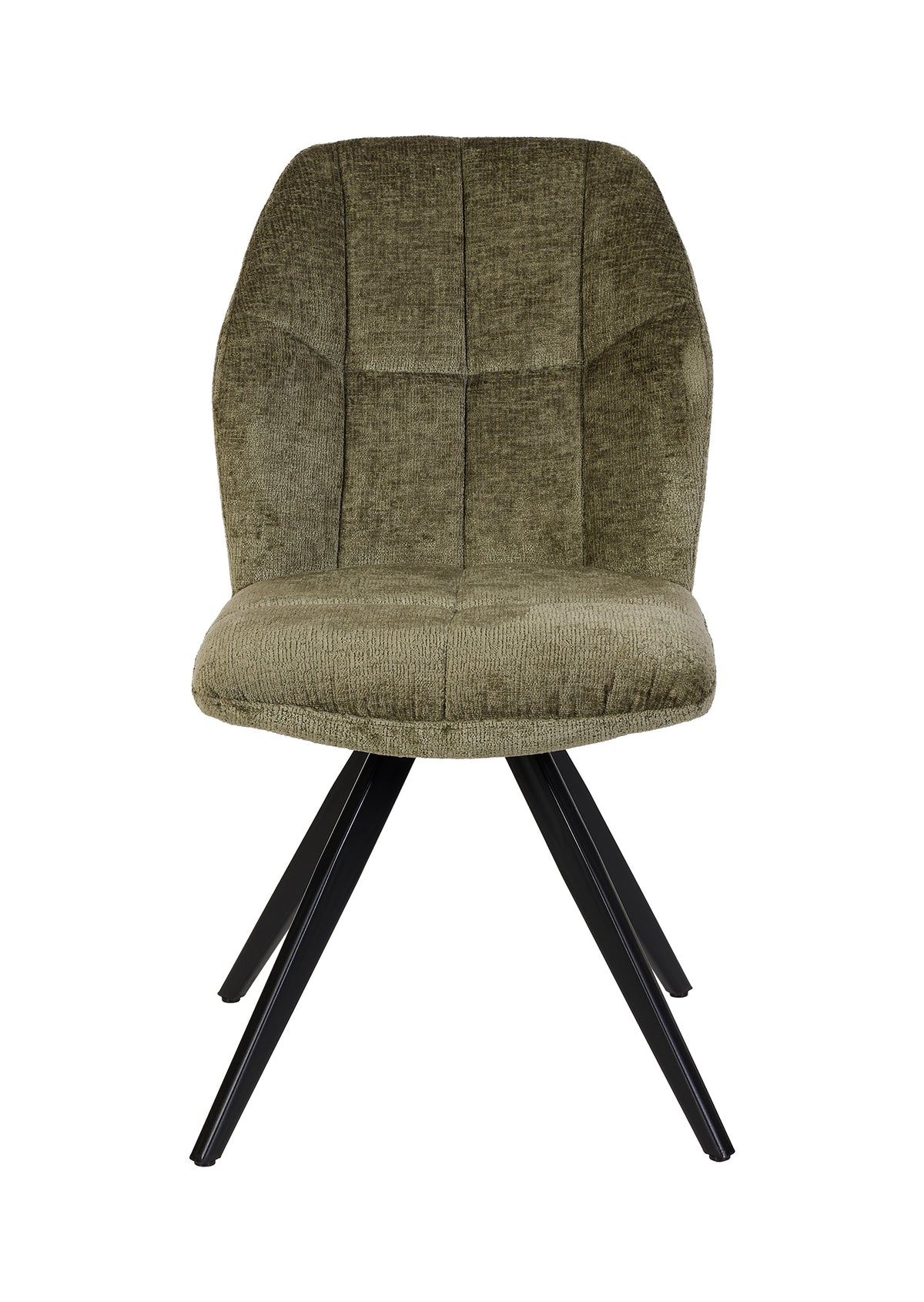 GBO - Eetkamerstoel ST2319-2 - Stof - Groen - 89x49x49 cm
