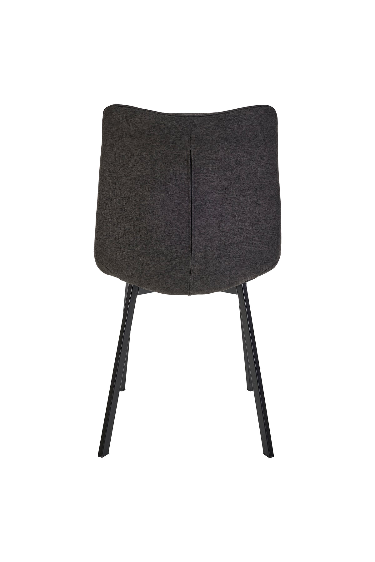 GBO - Chaise de salle à manger ST2402 - Tissu - Anthracite - 88x50x47 cm