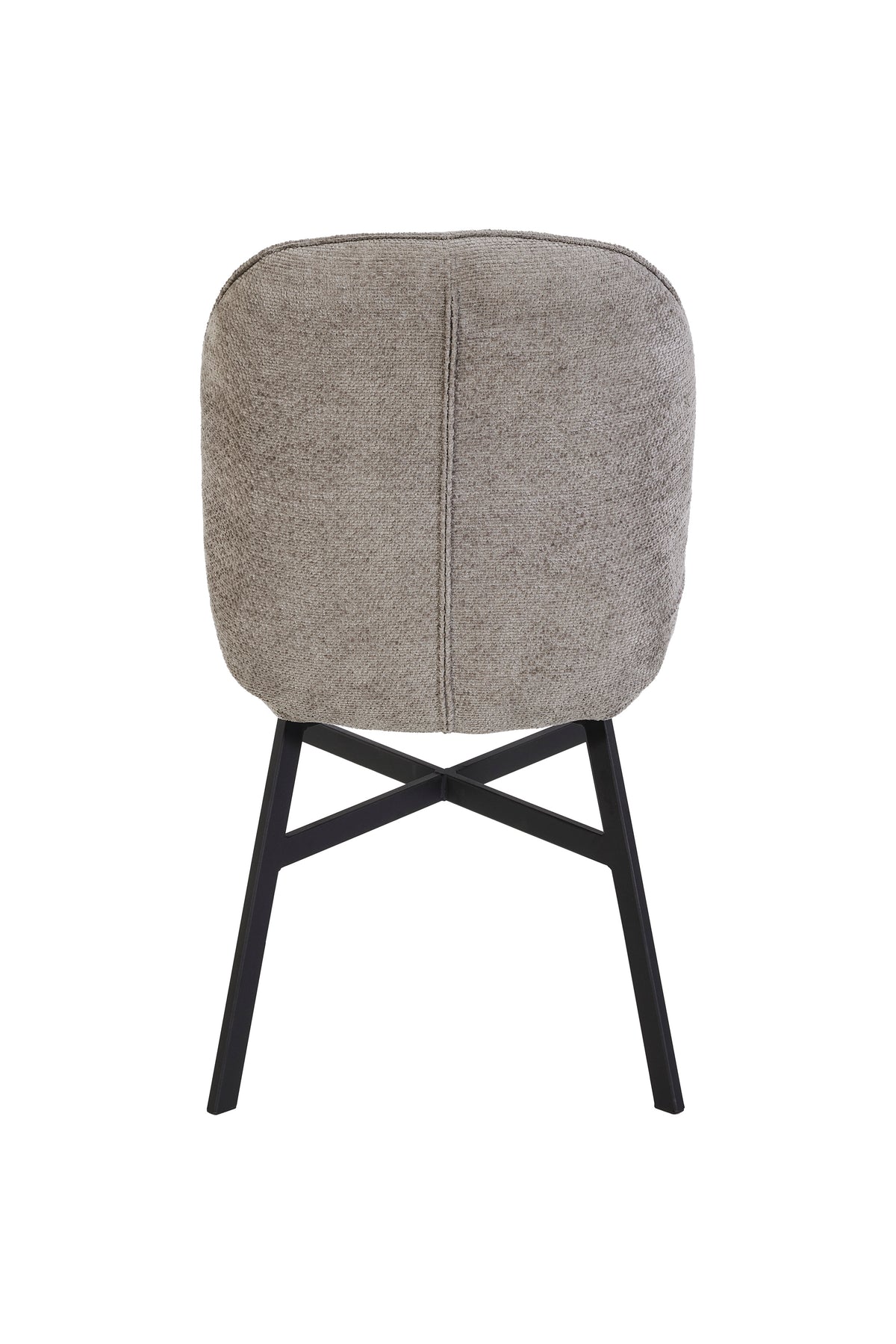 GBO - Chaise de salle à manger ST2407 - Tissu - Gris souris