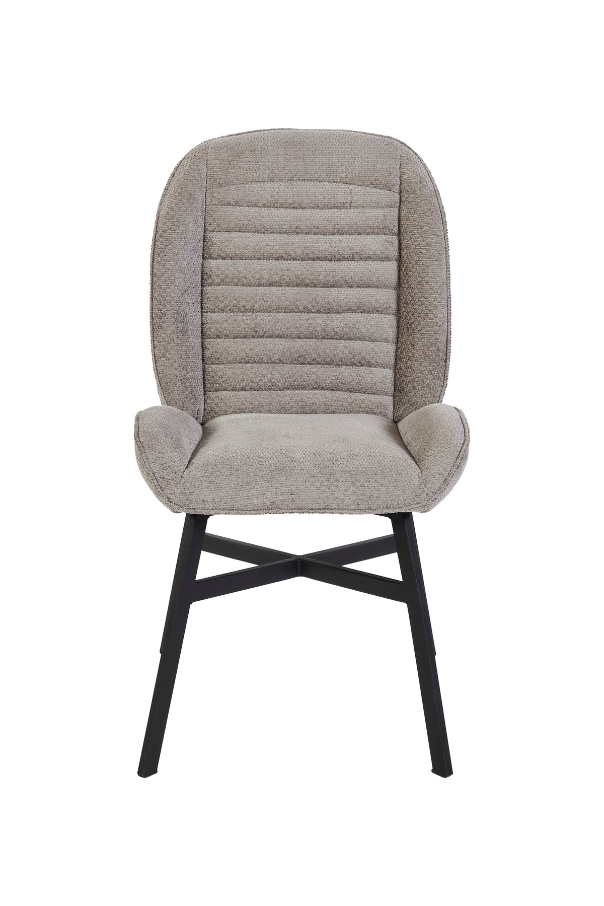 GBO - Chaise de salle à manger ST2407 - Tissu - Gris souris