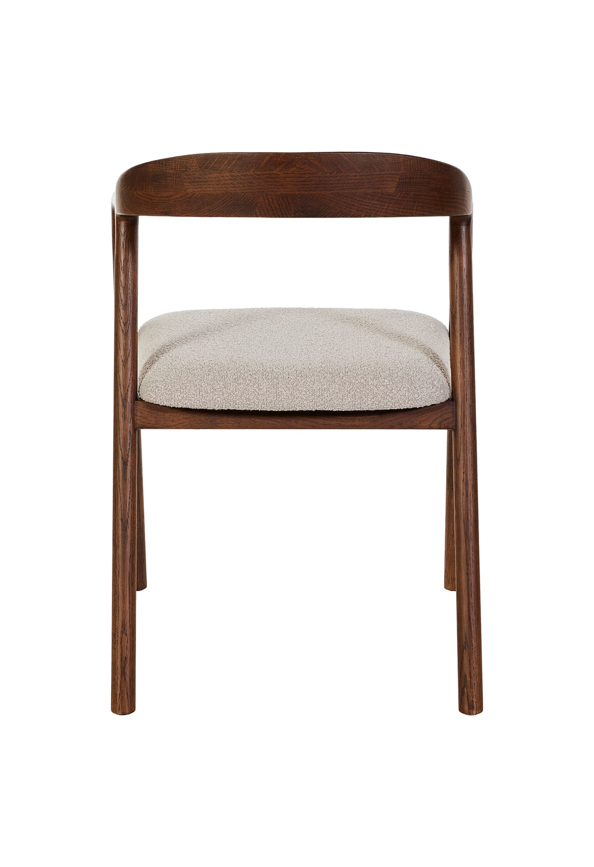 GBO - Eetkamerstoel Bone ST2410 - Beige/Donker Eik - 81x56x57 cm