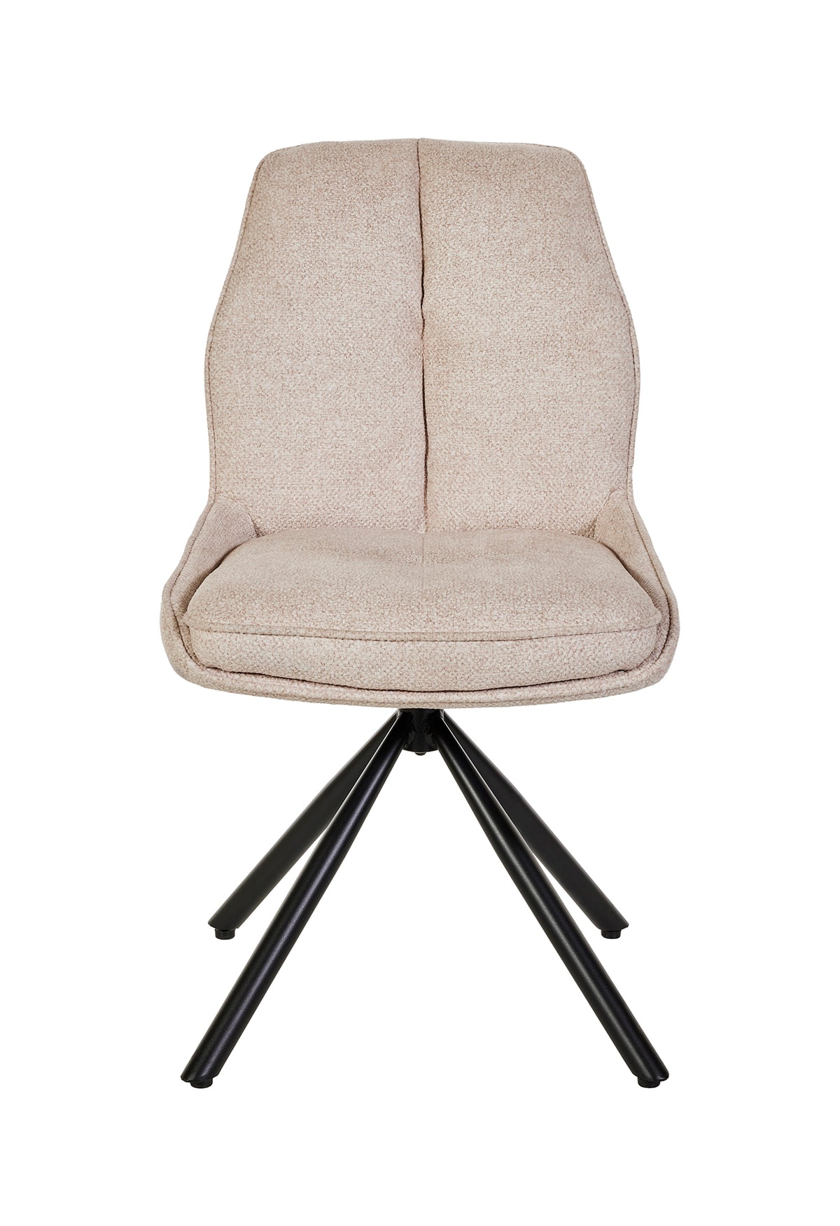 GBO - Eetkamerstoel ST2411 - Stof - Beige - 90x49x52 cm