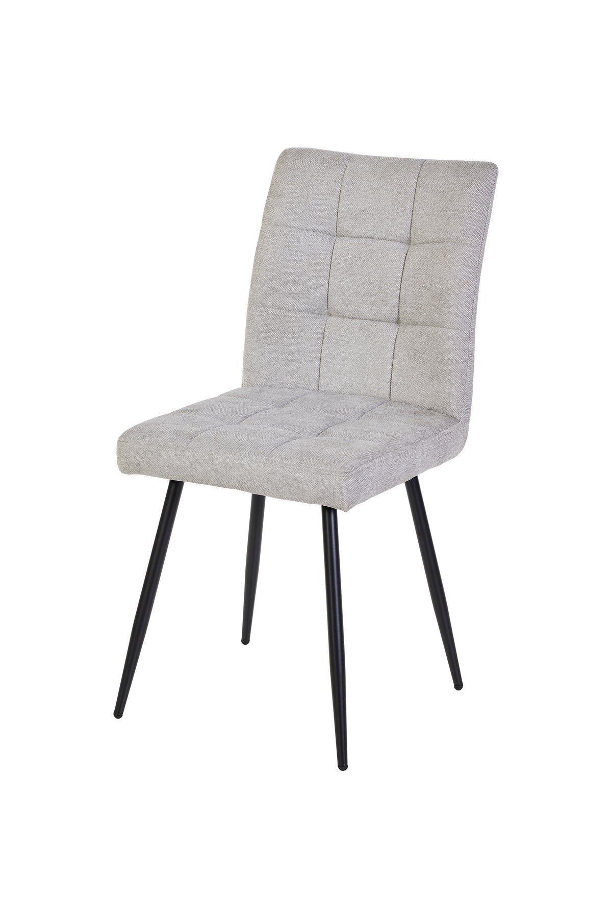 GBO - Eetkamerstoel ST2415 - Stof - Lichtgrijs - 91x45x45 cm
