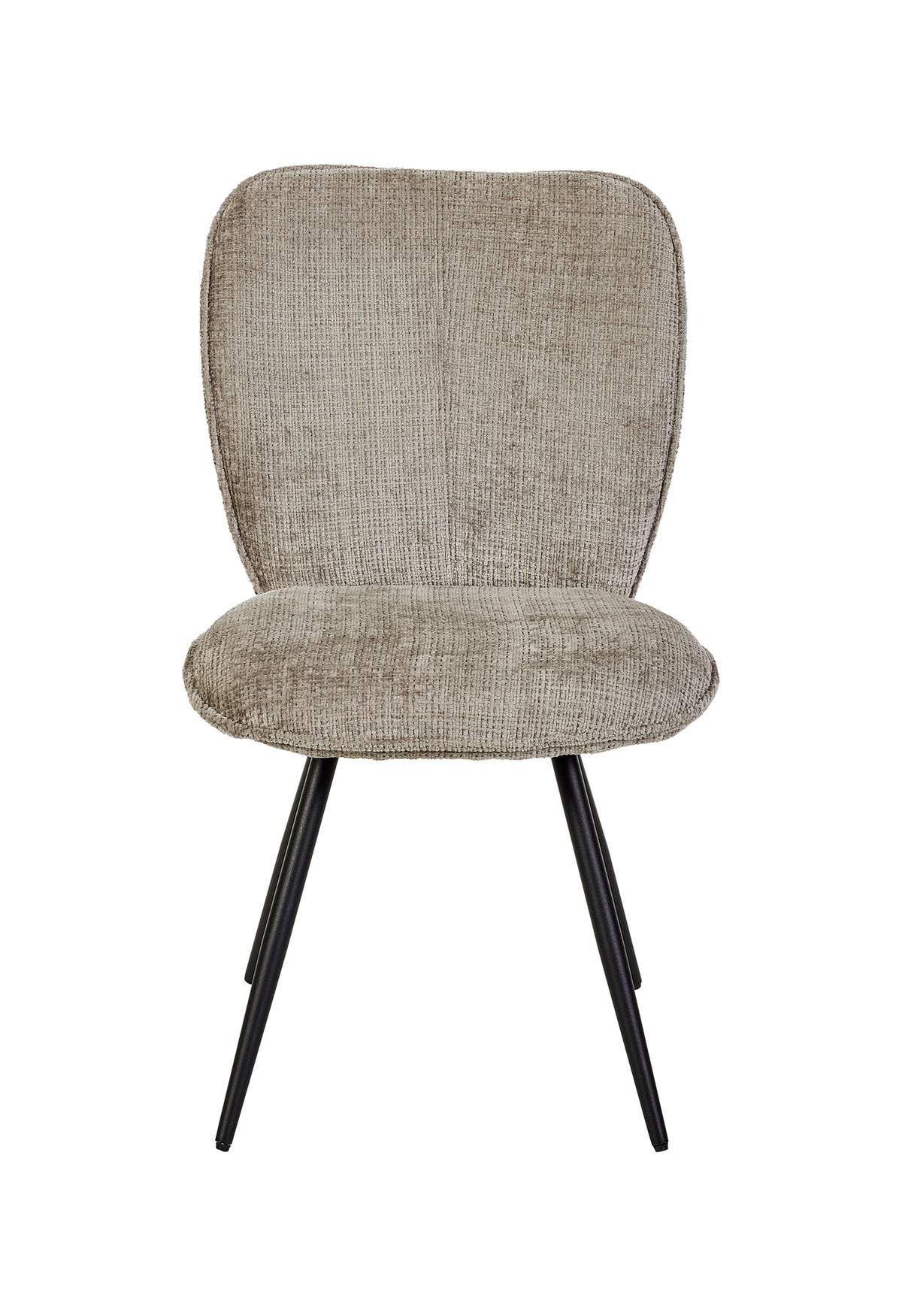 GBO - Eetkamerstoel ST2417 - Stof - Beige - 87x48x50 cm