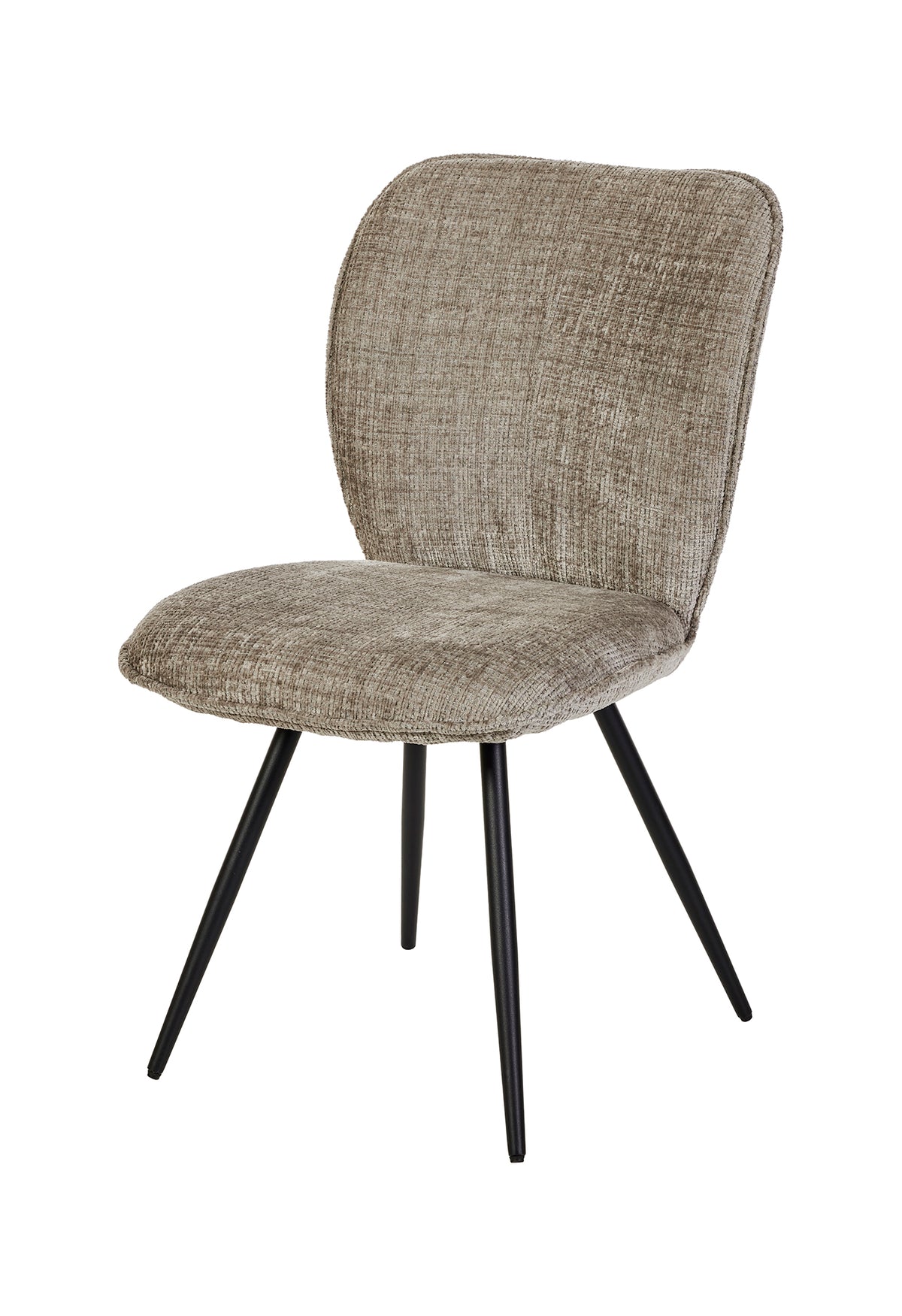 GBO - Eetkamerstoel ST2417 - Stof - Beige - 87x48x50 cm