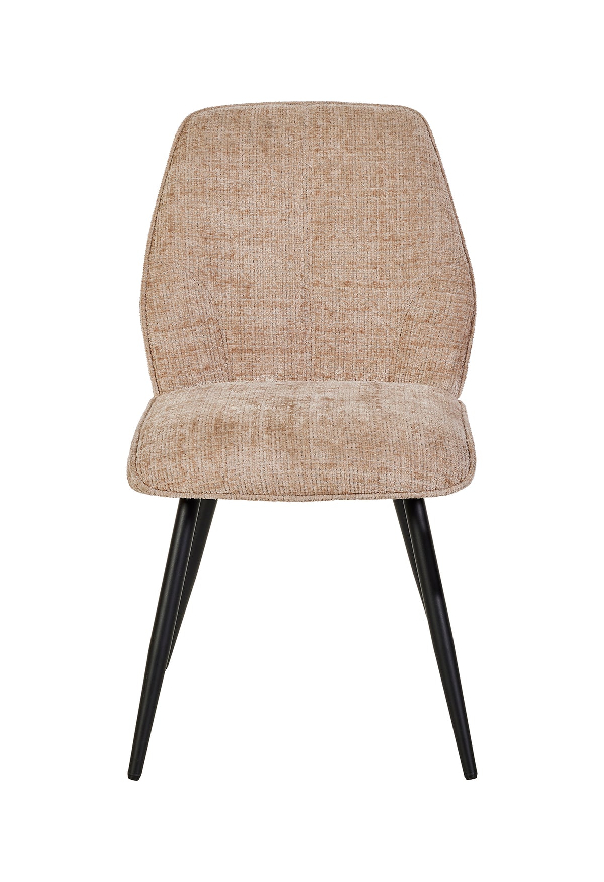 GBO - Eetkamerstoel ST2418 - Stof - Beige - 90x50x49 cm