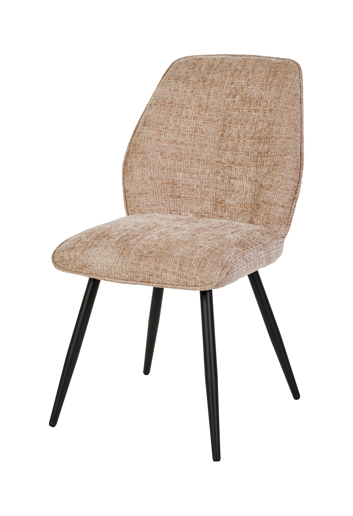 GBO - Eetkamerstoel ST2418 - Stof - Beige - 90x50x49 cm