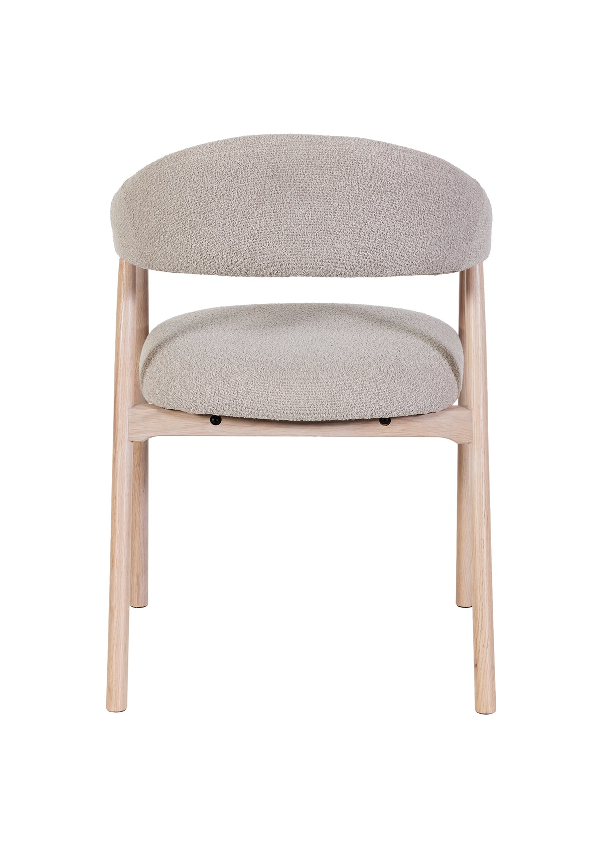 GBO - Chaise de salle à manger ST2501 - Tissu - Chêne clair 81x49x54 cm