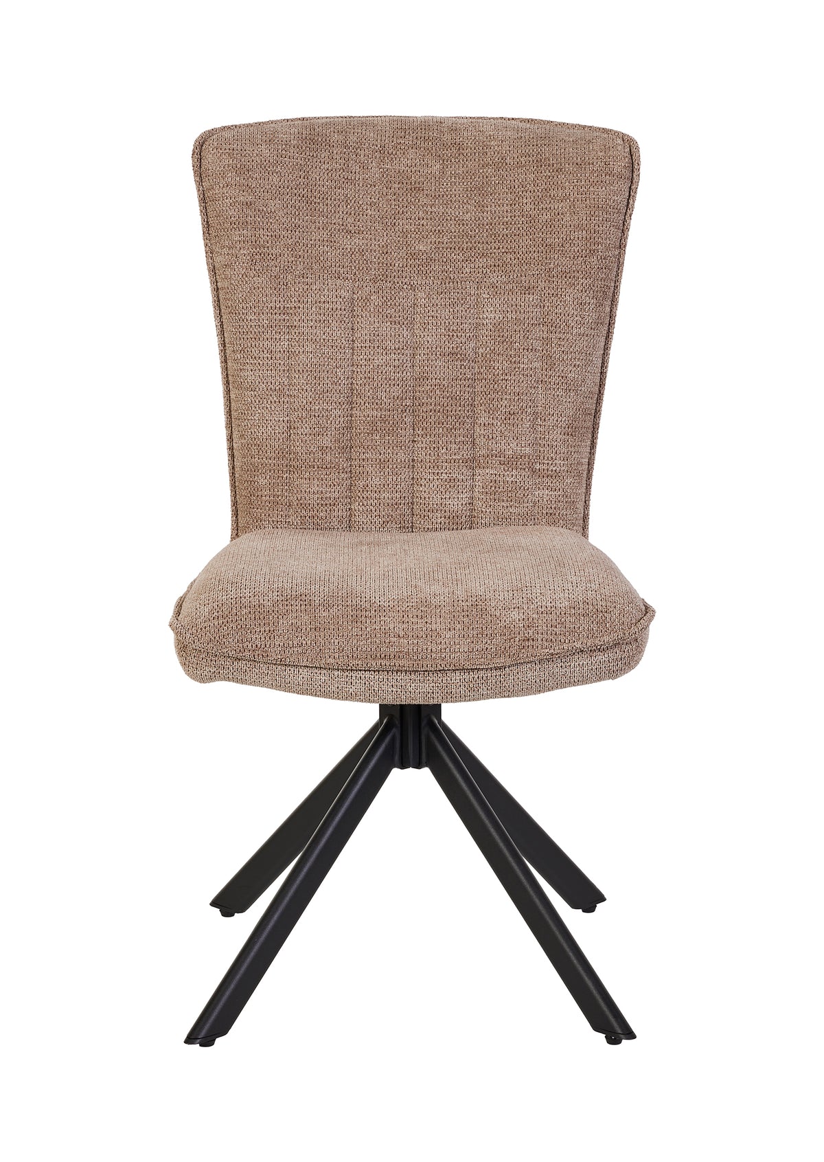 GBO - Eetkamerstoel ST2504 - Stof - Bruin - 91x47x47 cm
