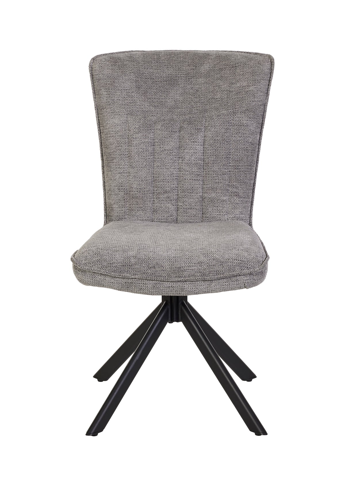 GBO - Eetkamerstoel ST2504 - Stof - Grijs -  91x47x47 cm