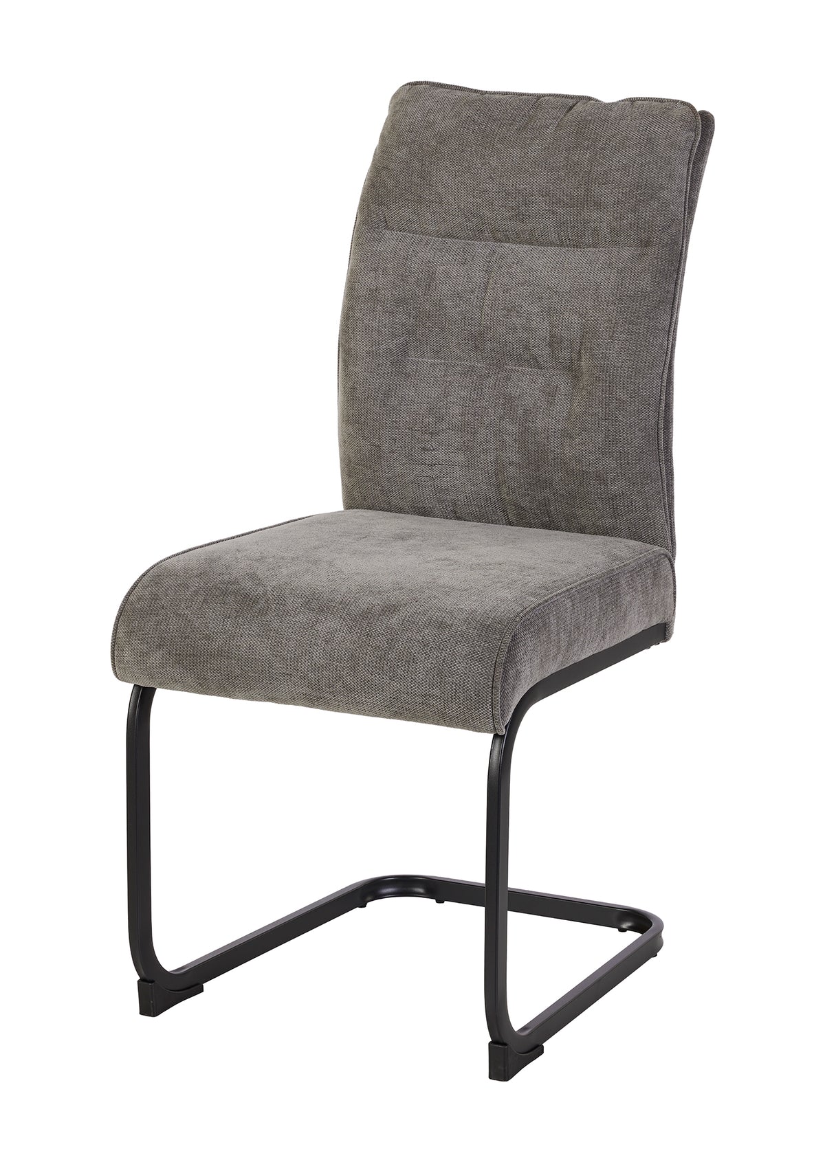 GBO - Eetkamerstoel ST2507 - Stof - Grijs - 96x51x44 cm