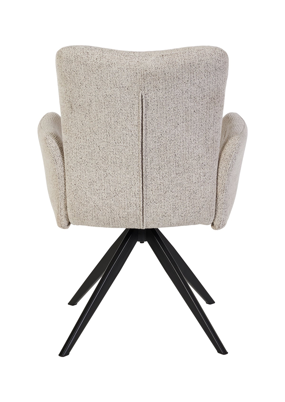 GBO - Eetkamerstoel ST2508 - Stof - Beige - 88x49x49 cm