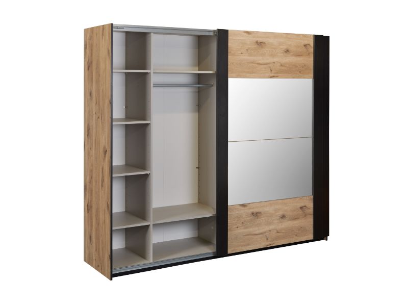 GBO - Set 2 kleine legplanken kleerkast Sofia - Canyon oak - 39x54x18cm