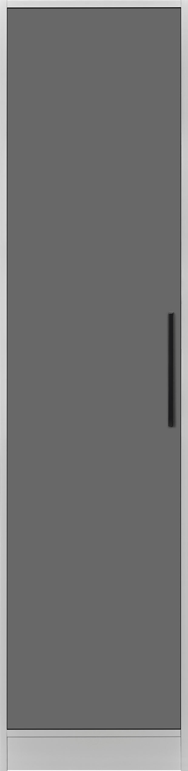 GBO - Armoire de rangement Systemix - Anthracite - 50x205x60 cm