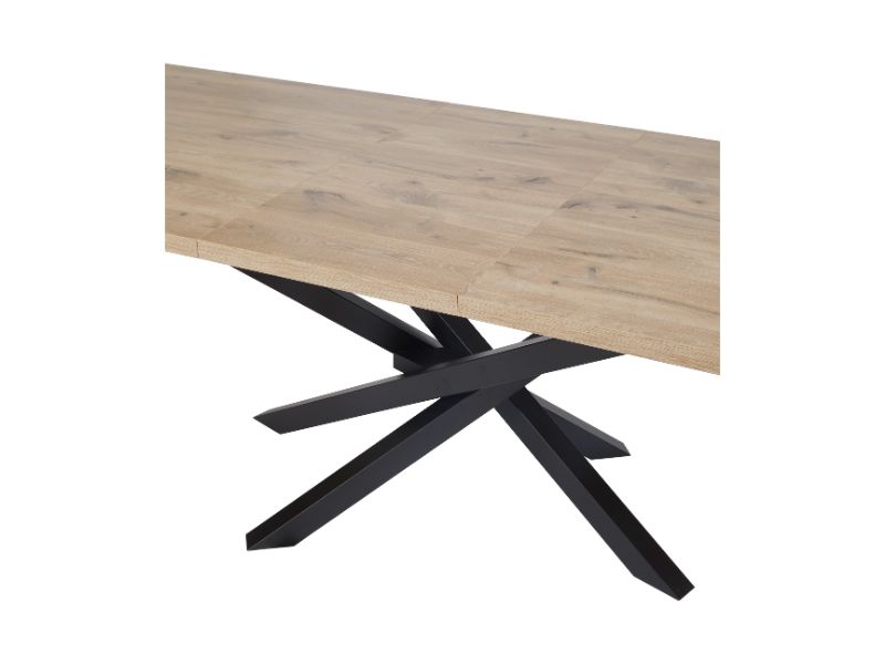 GBO - Table extensible Santos TF2303 – 190/240x100x76 cm – Chêne Canyon