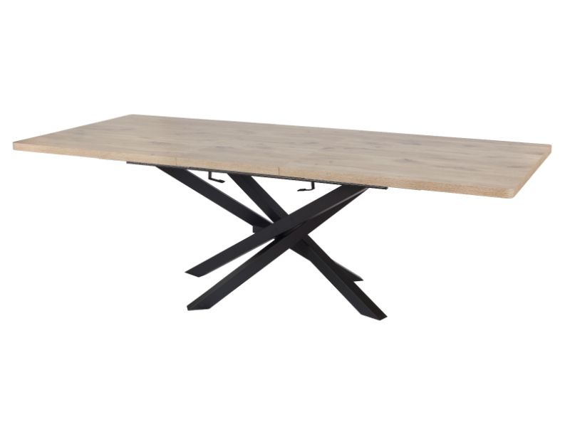 GBO - Table extensible Santos TF2303 – 190/240x100x76 cm – Chêne Canyon