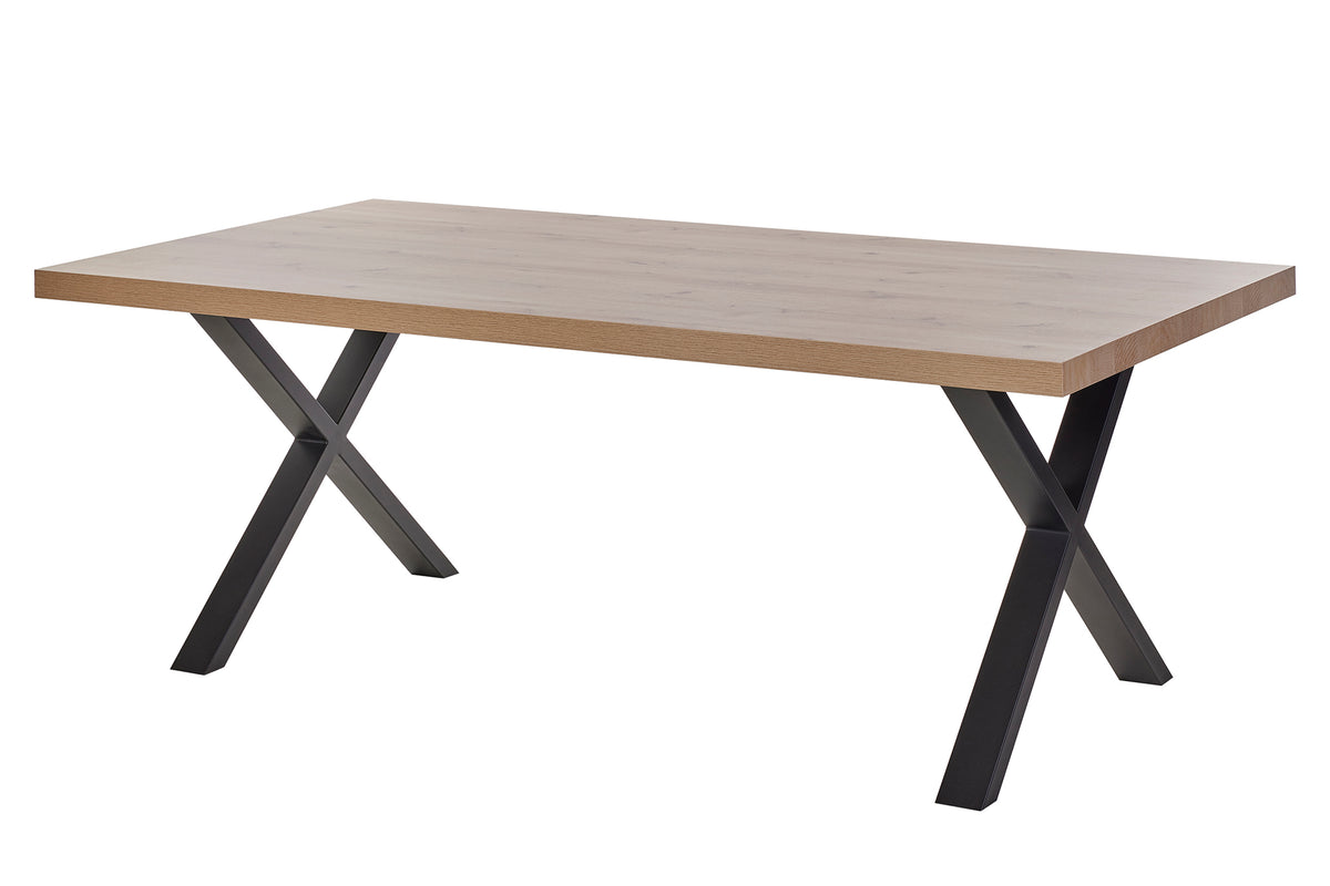 GBO - Tafel X- poot Uri - Hudson oak - 230x100.0x76cm