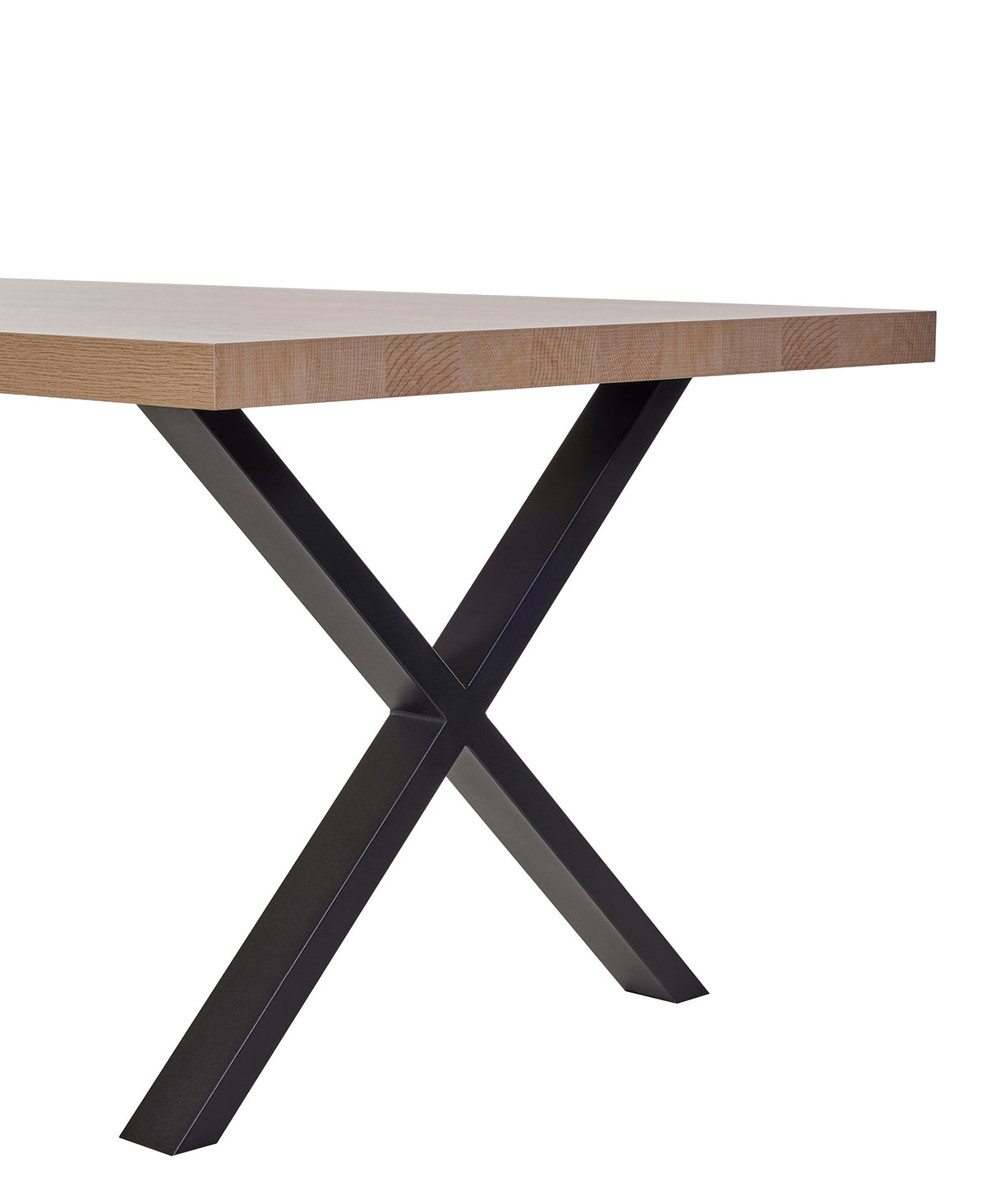 GBO - Table Uri - A - Pieds en U ou en X - Chêne Hudson - 230x100x76cm