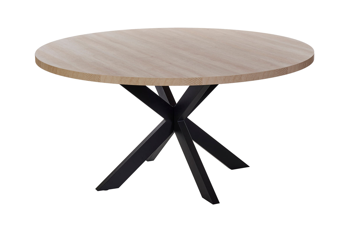 GBO - Table ronde Titus – Pied Small Star – 130x130x77 cm