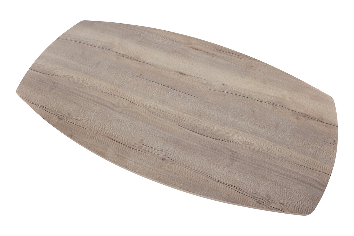 GBO - Eettafel Usain – ovaal 200x100x76 cm in Halifax White