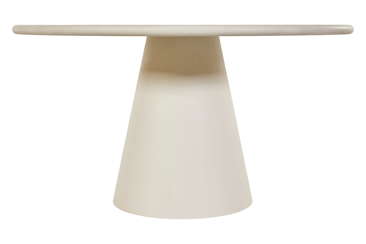 GBO – Table Rondel Cementex – Coloris Blanc – TF2503 - Ø140 cm