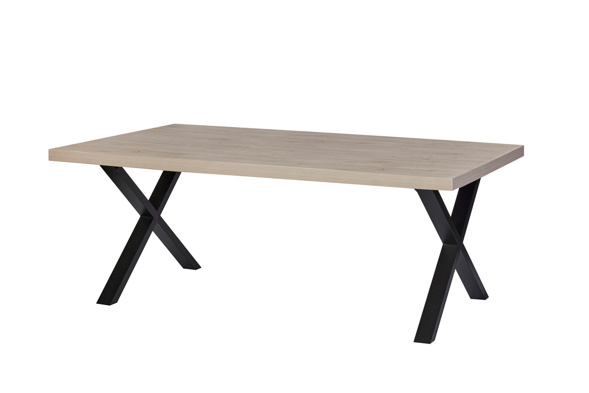 GBO - Uitschuifbare Eettafel Troy - 180/230x95x76 cm - Beach Oak