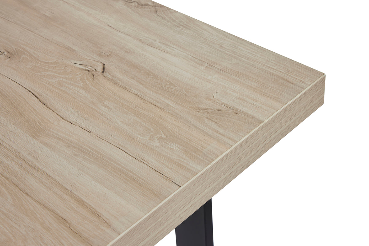 GBO - Table à manger Tommy - Chêne plage - 200x100x95cm