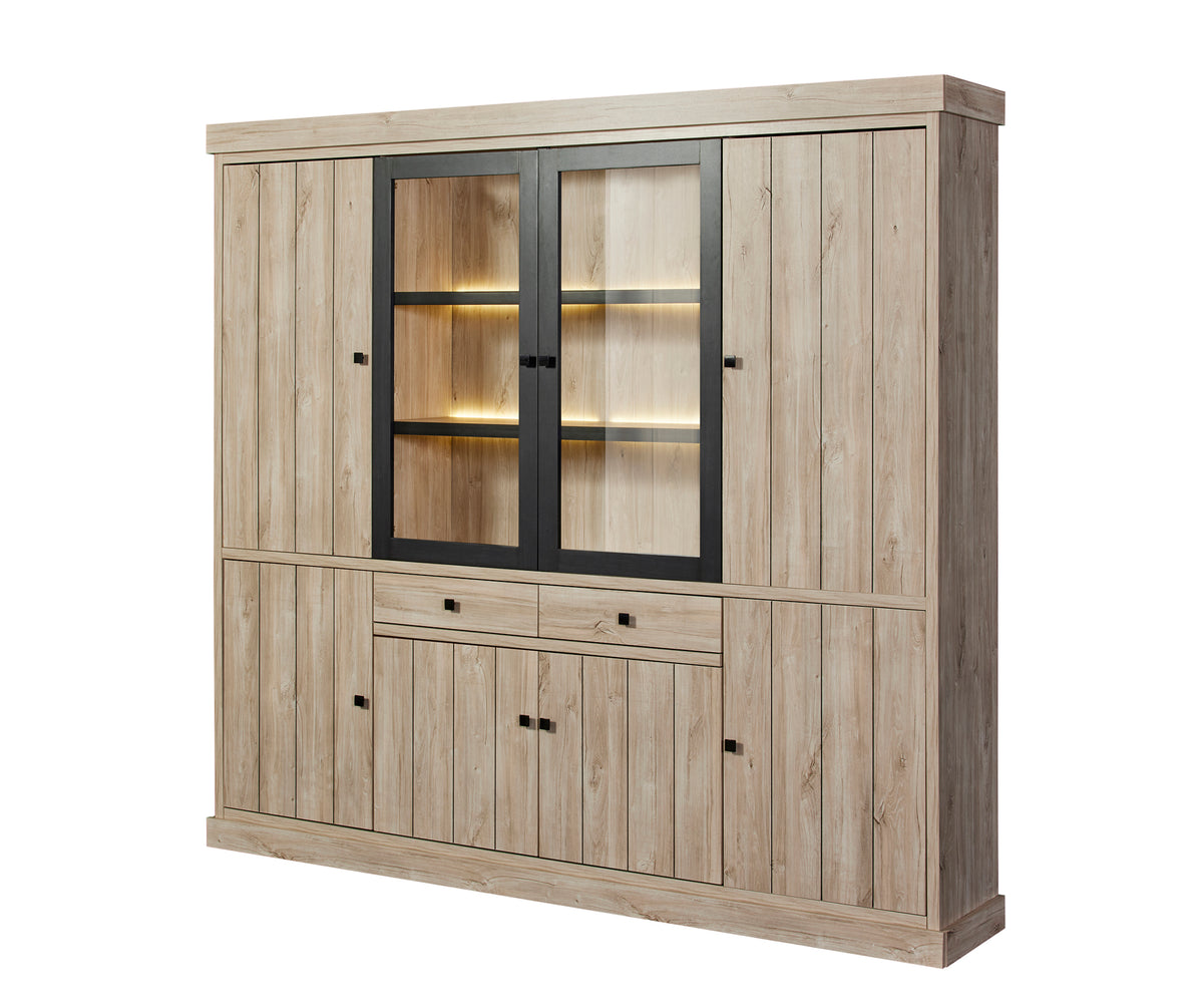 GBO - Bibliothèque Troy – 230x213x42 cm - Chêne de plage