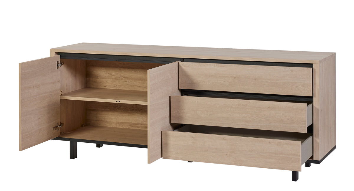 GBO - Dressoir Tyler – 194x90x46 cm – Urban Oak