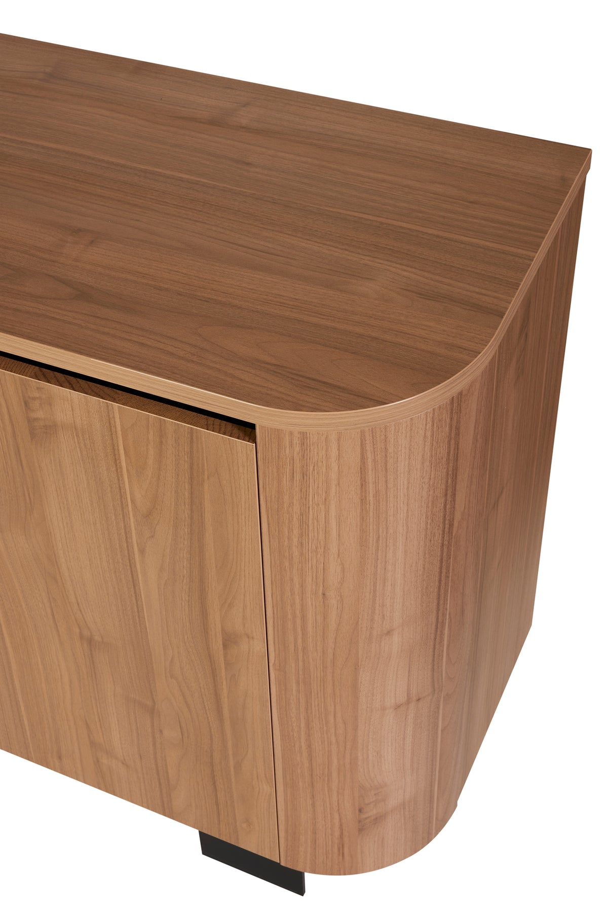 GBO - Buffet Valerio - Noyer clair - 4 portes - 237x80x48 cm