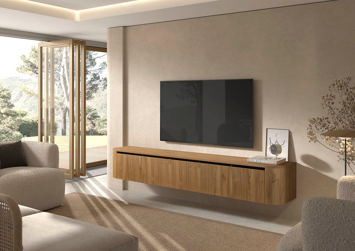GBO - Meuble TV flottant Valerio - 243 cm
