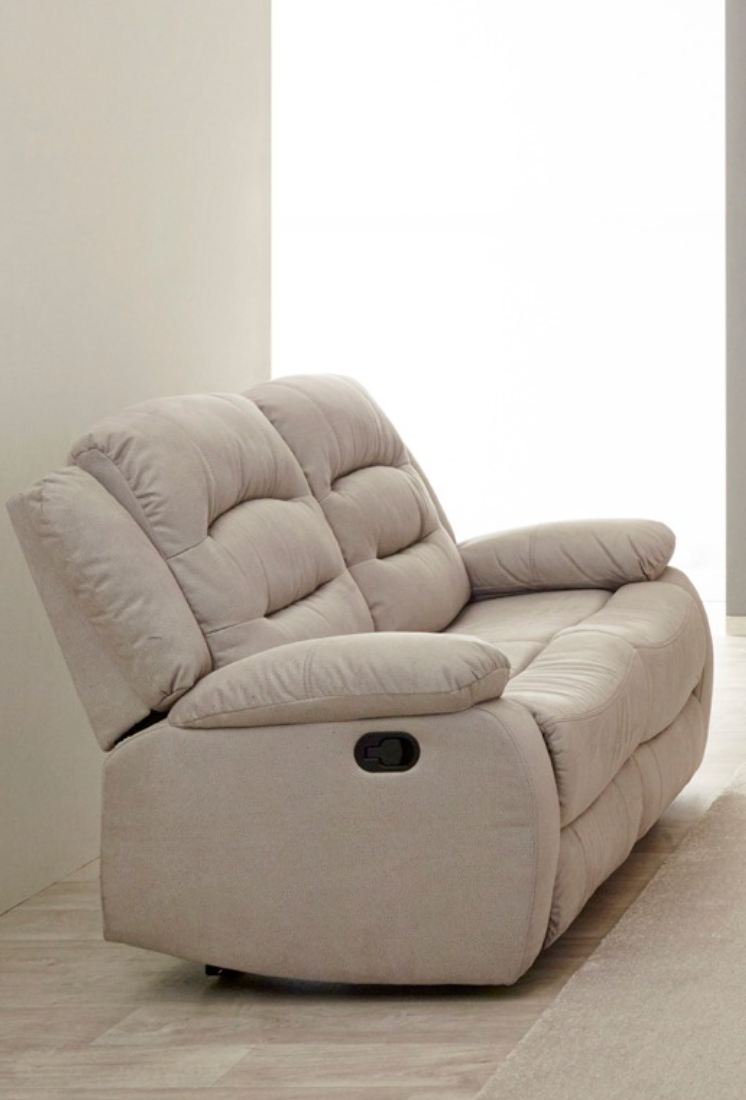 GBO - 2 zit relax Derval - Stof Baugy of Stof Dark grey - 152x102.0x96cm