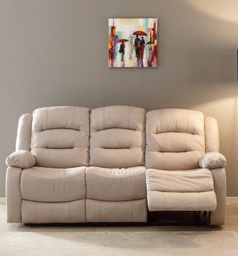 GBO - 2 zit relax Derval - Stof Baugy of Stof Dark grey - 152x102.0x96cm