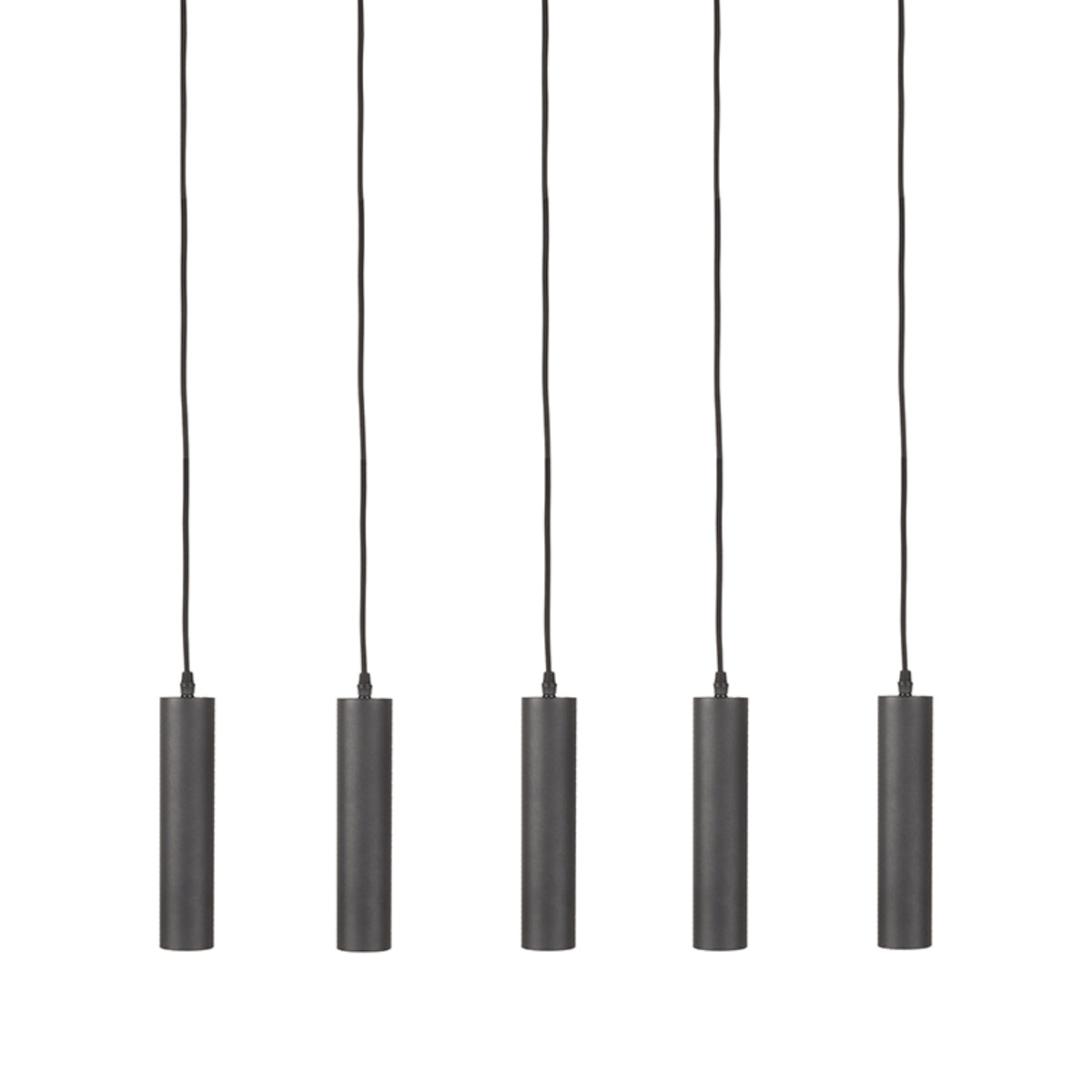 LABEL51 Suspension Ferroli - Noir - Métal - 5 lumières