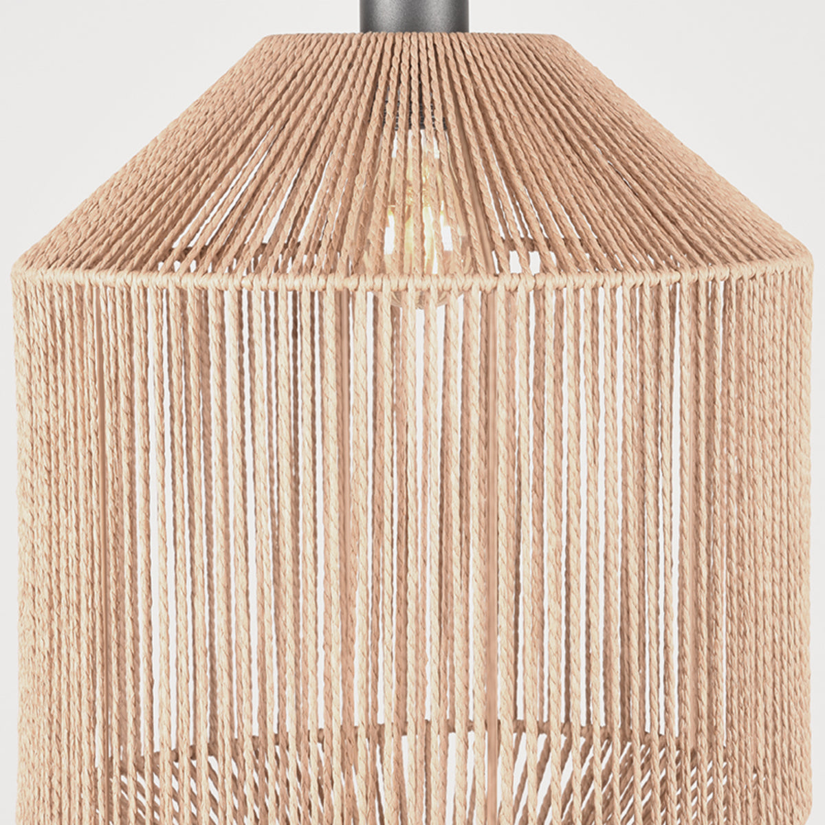 LABEL51 Suspension Ibiza - Naturel - Jute - Cylindre 1 lumière