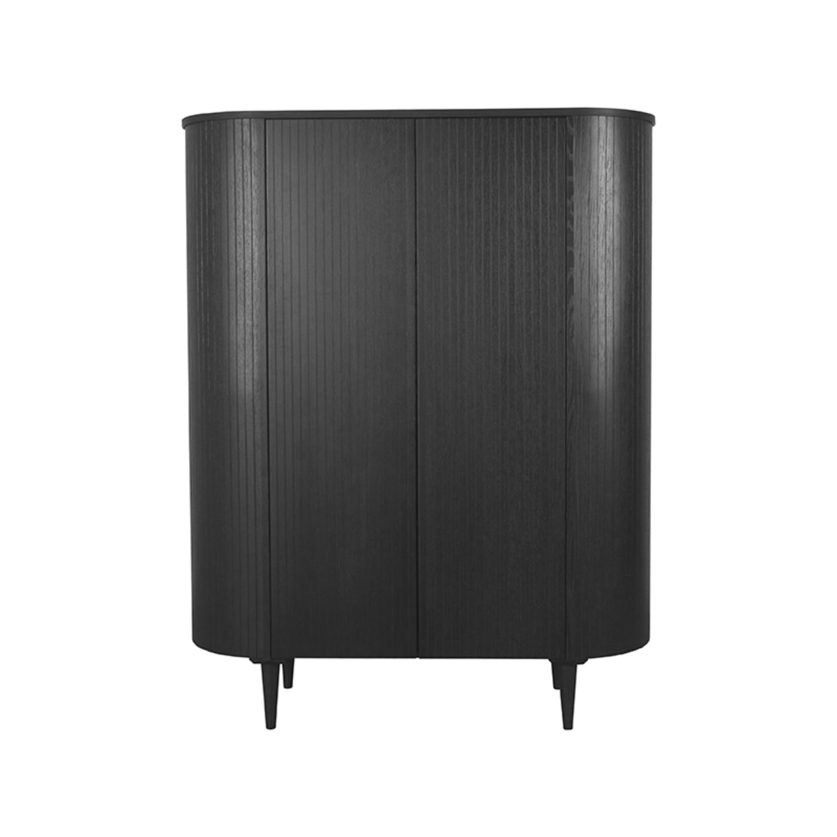 LABEL51 Buffet haut Oliva - Noir - Chêne