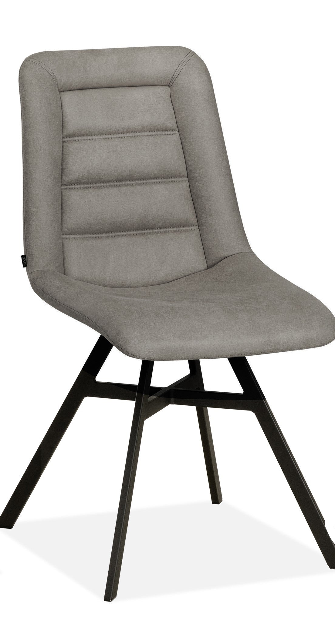 Maxfurn - Eetkamerstoel Niels - Stof - Chicago Grey - 89 x 47 x 63 cm