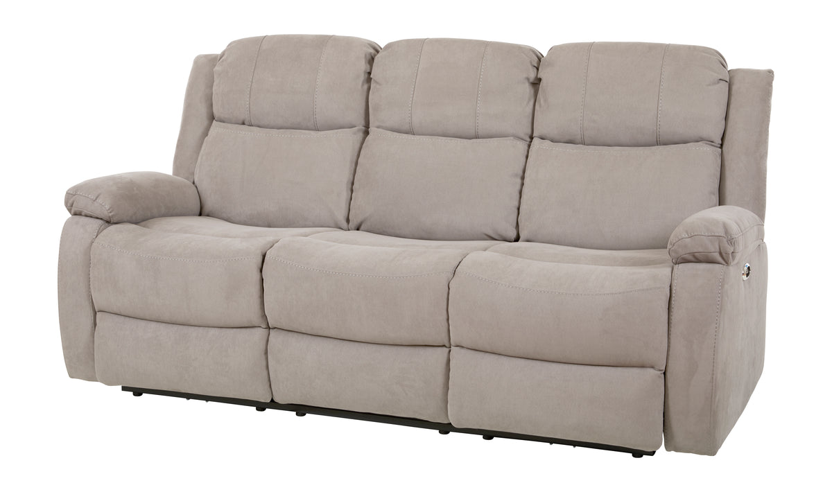 GBO - 3 places relax électrique Jumet - Tissu - 194x95.0x101cm